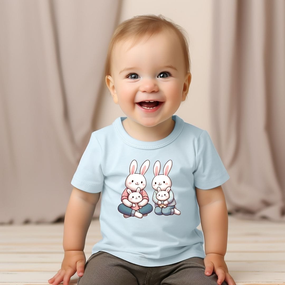 Bunny Family Baby Tee