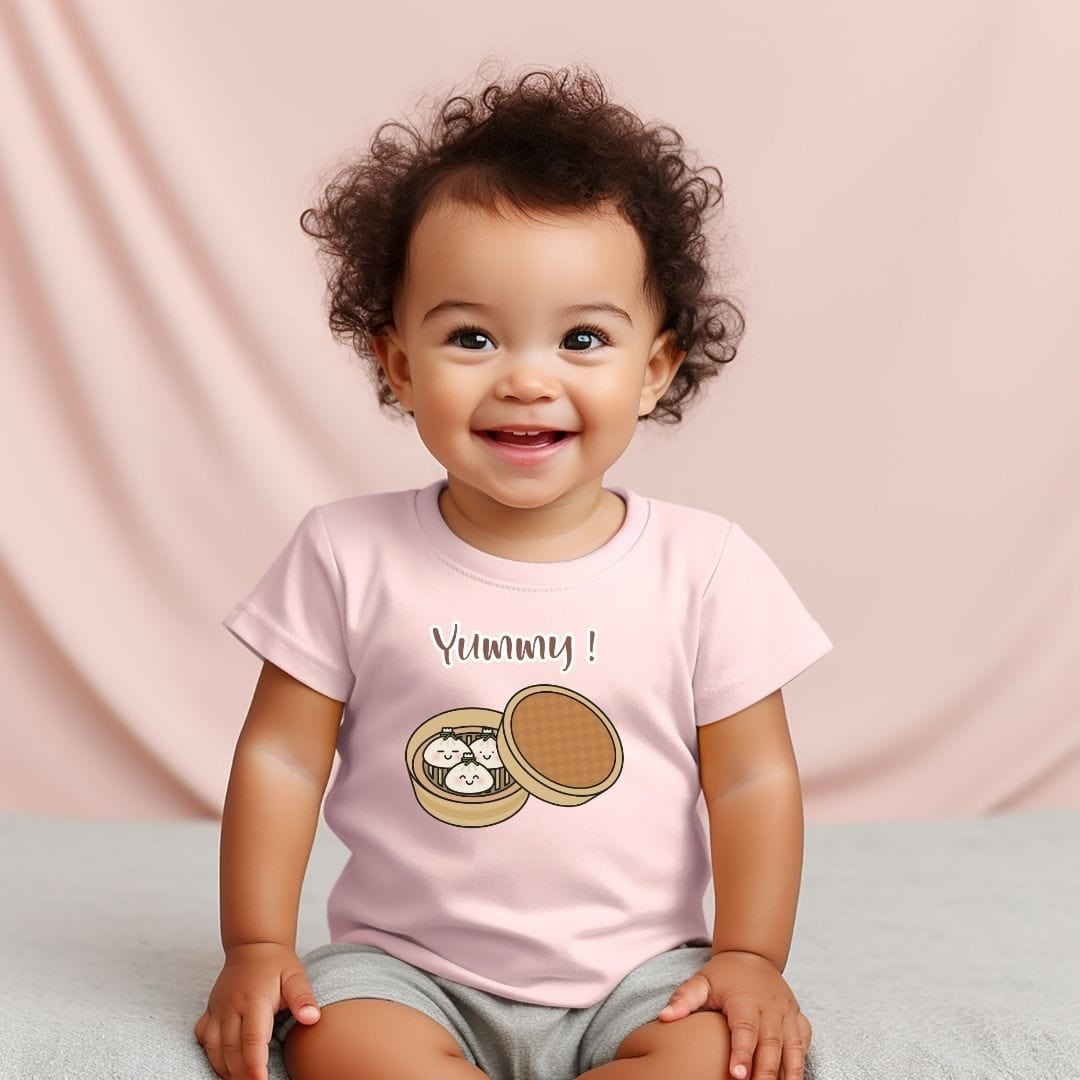 Yummy Dumplings Family Baby T-Shirt Soft Foodie Graphic Tee