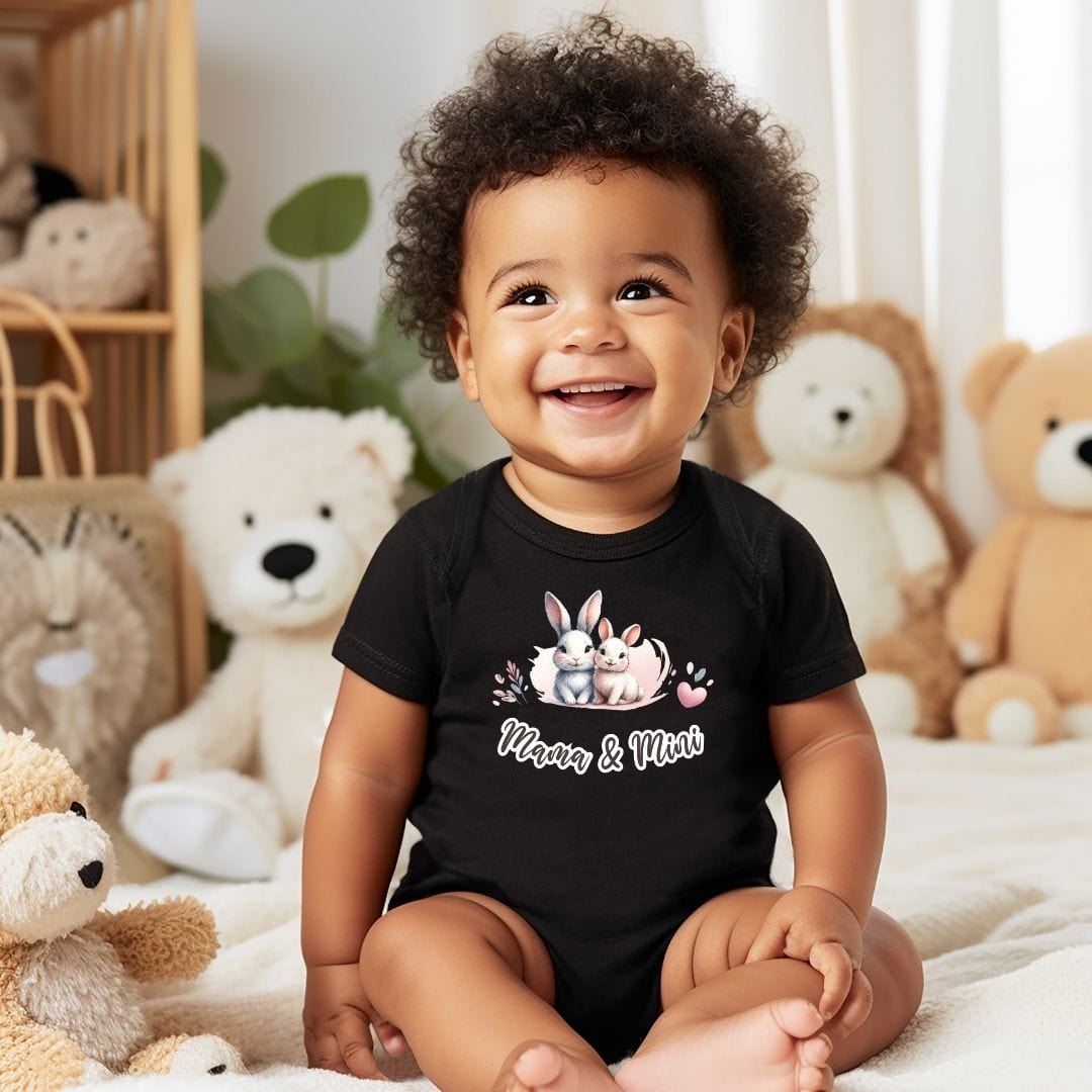 Mama & Mini Bunny Cuddle Baby Bodysuit