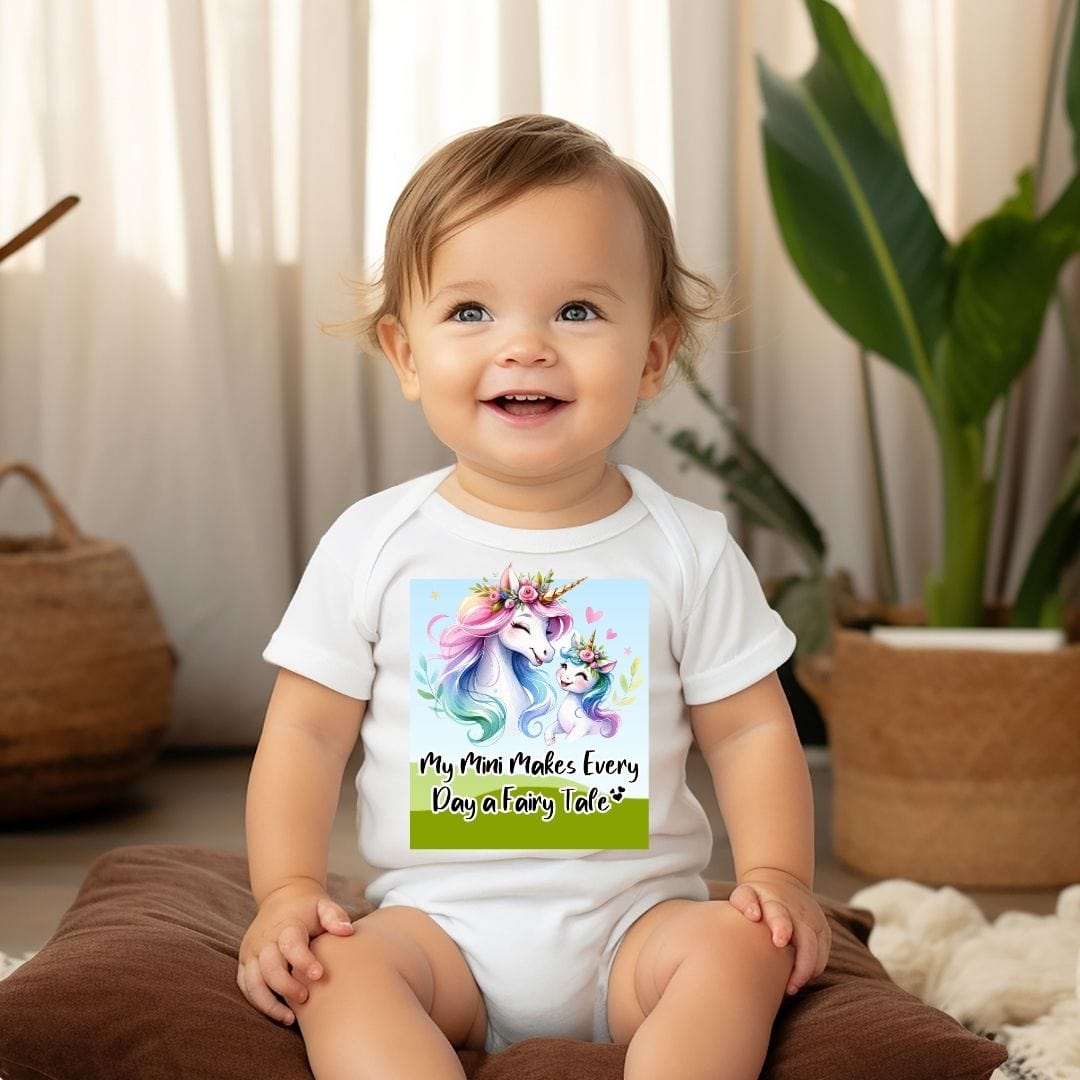My Mini Unicorn Makes Every Day a Fairy Tale Baby Bodysuit
