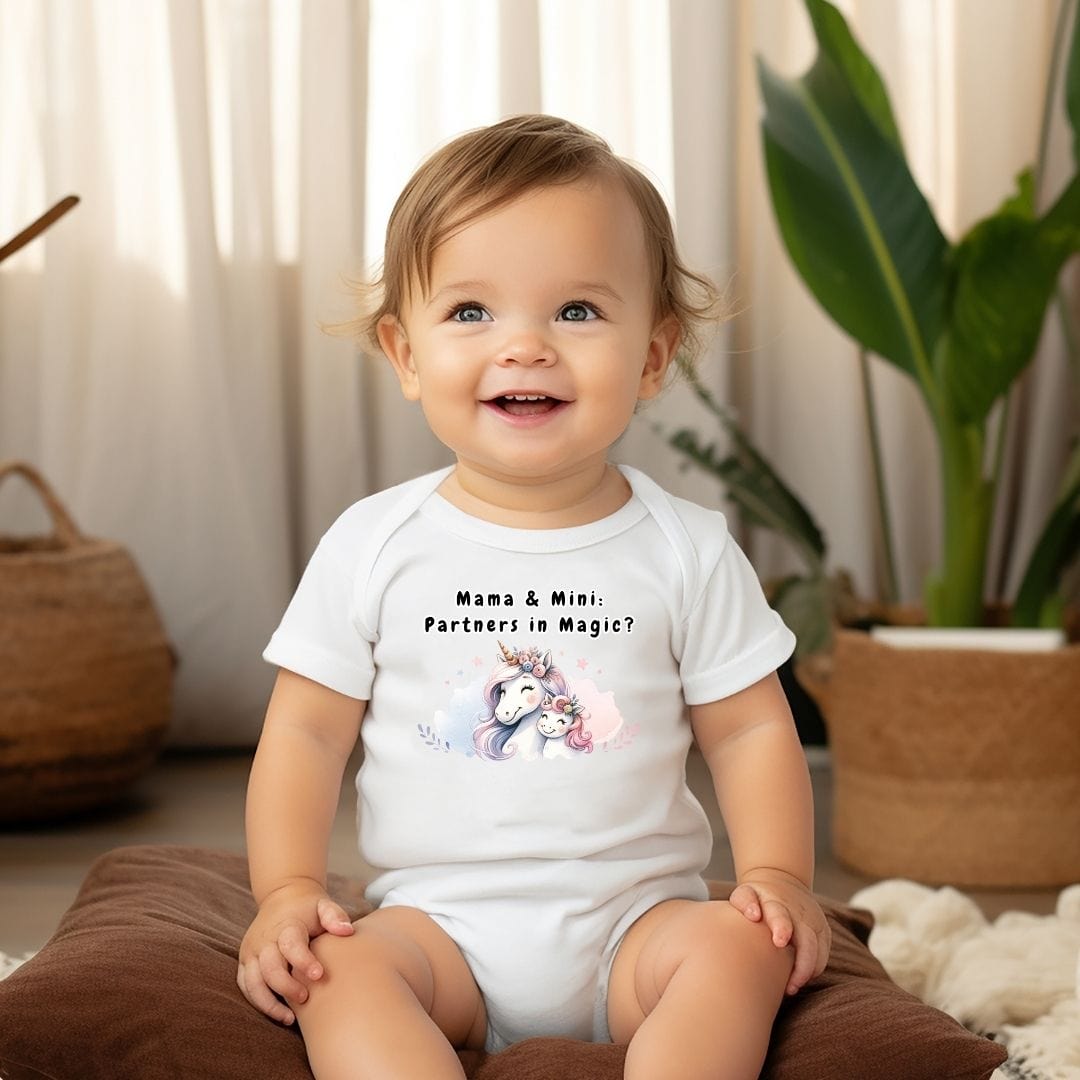 Mama & Mini: Partners in Magic Baby Bodysuit
