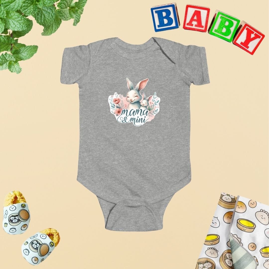 Mama & Mini Bunny Bond Baby Bodysuit