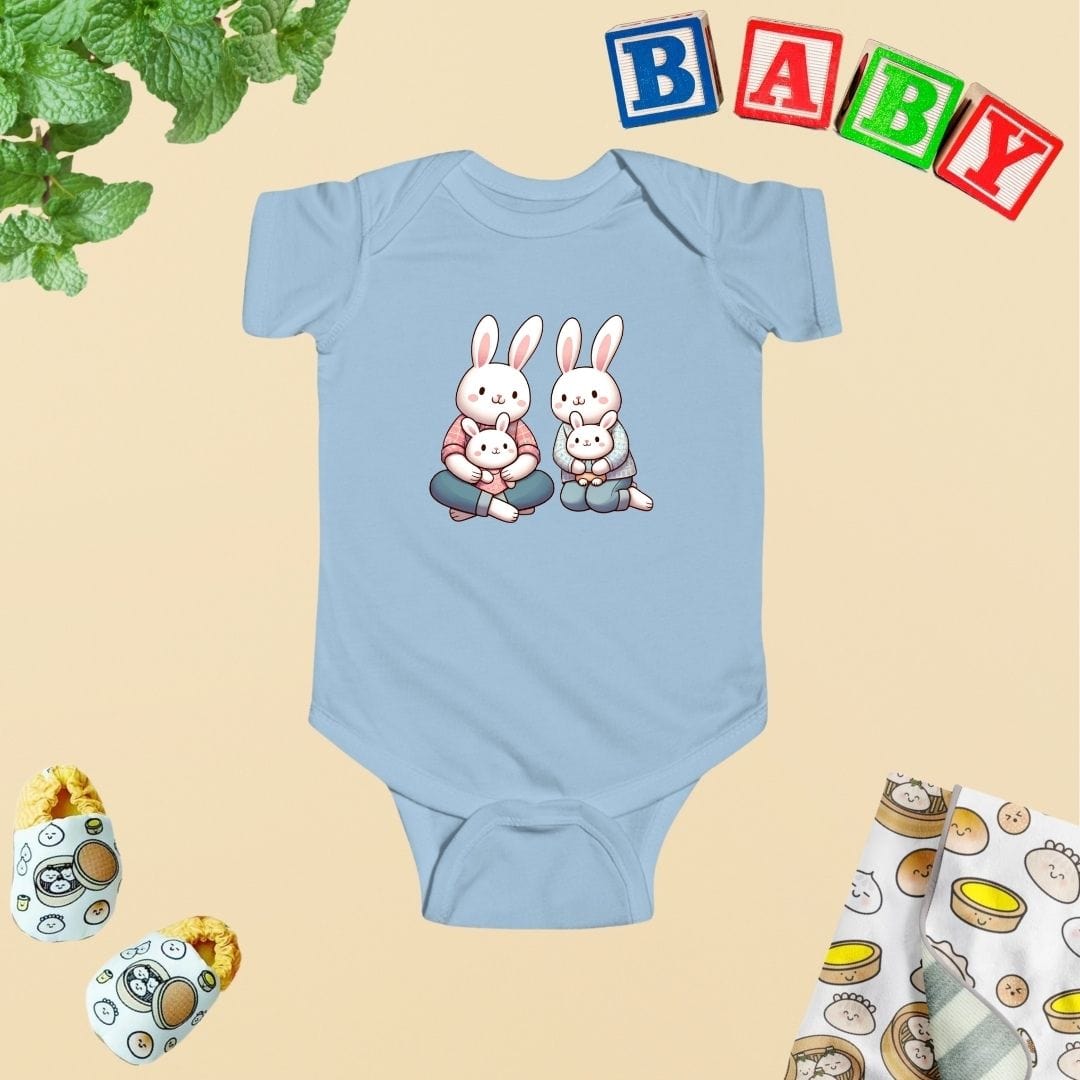 Bunny Family Baby Bodysuit