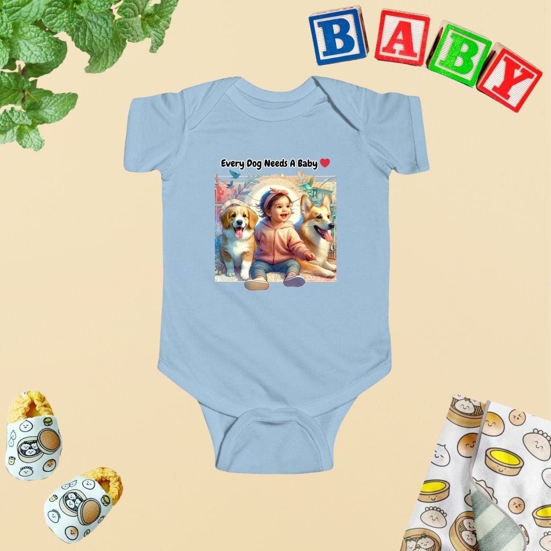 Every Dog Needs a Baby Baby Bodysuit