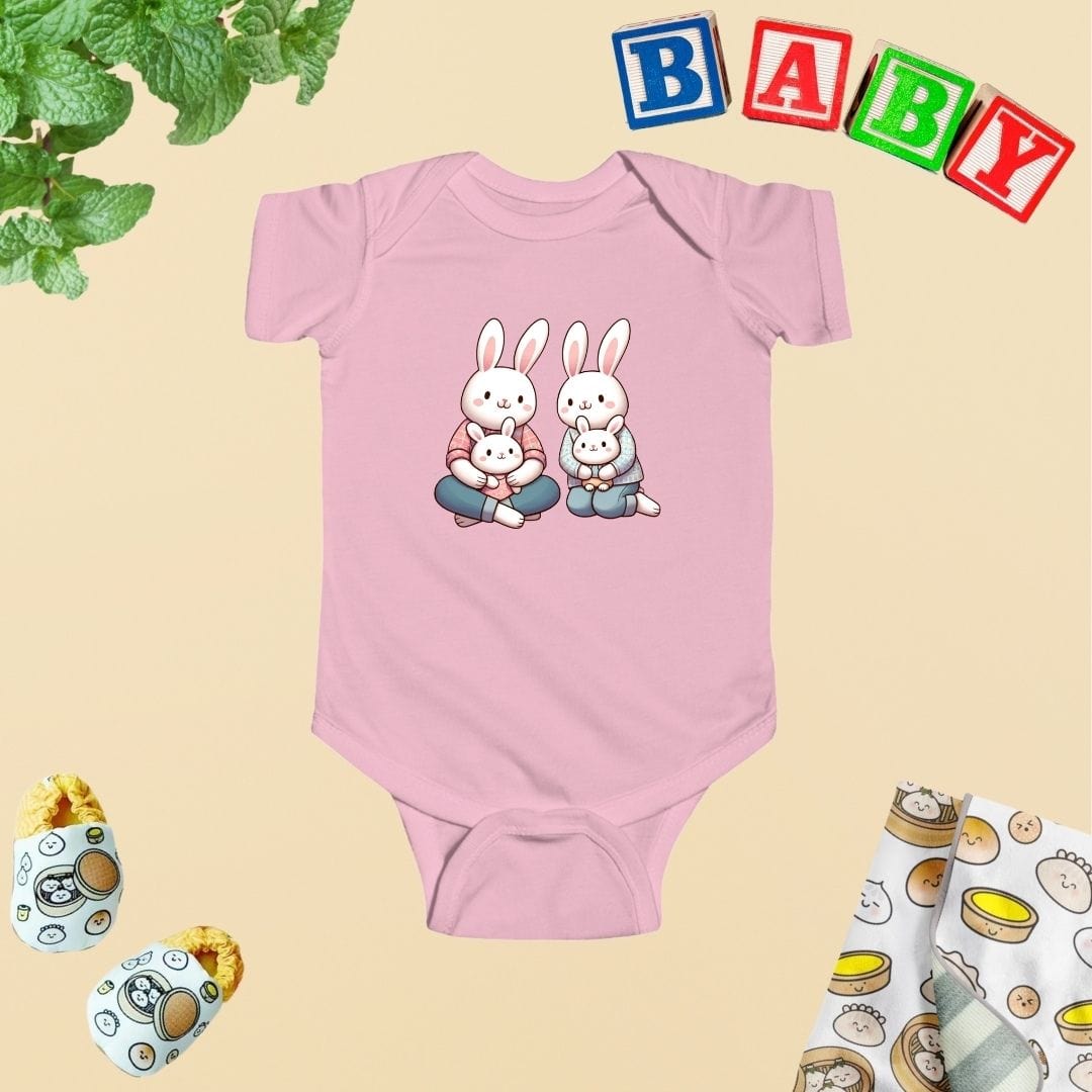 Bunny Family Baby Bodysuit