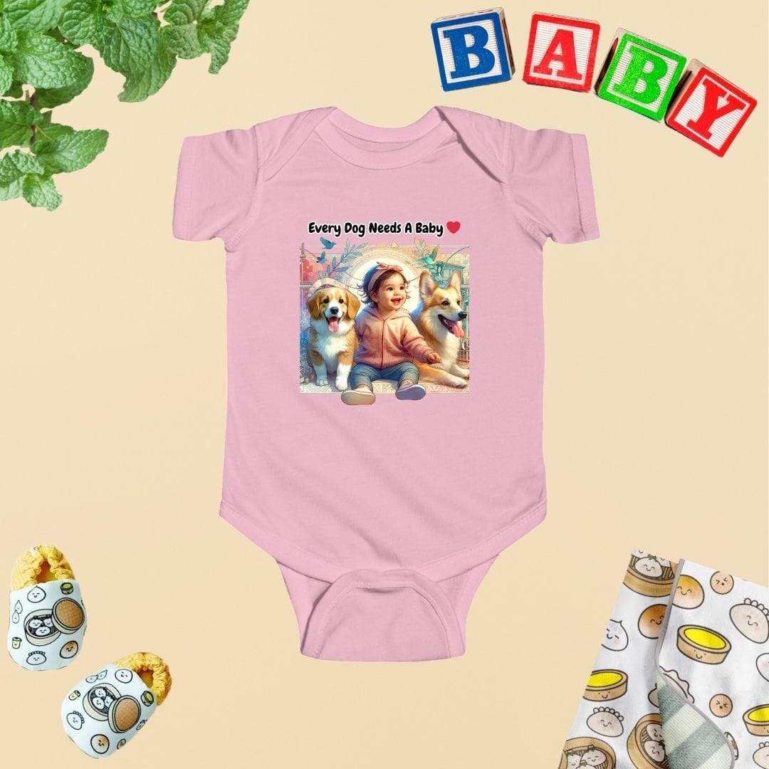 Every Dog Needs a Baby Baby Bodysuit
