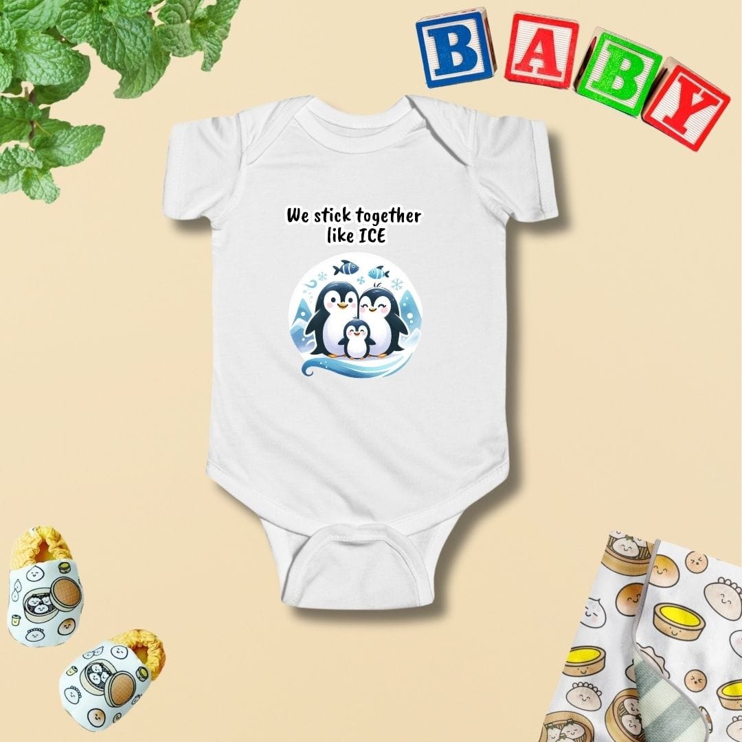 Penguin Family - We stick together like ICE Body Bodysuit