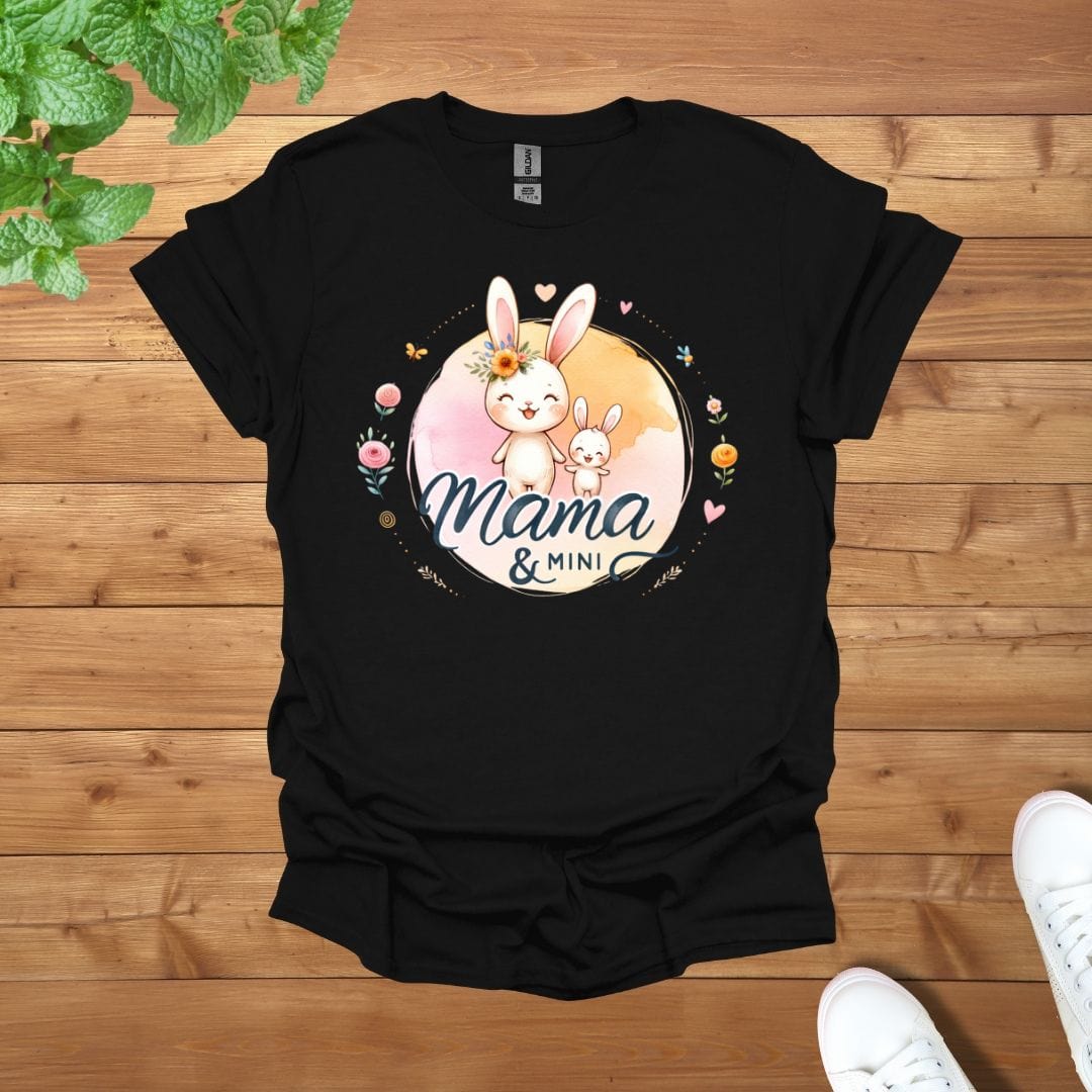 Mama & Mini Bunny Bliss Duo Unisex Adult T-Shirt