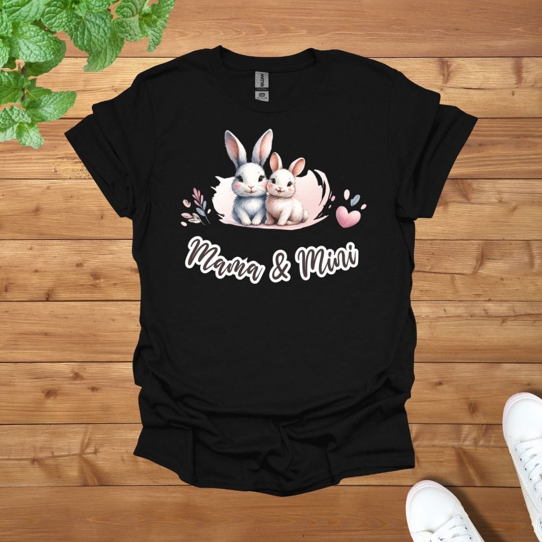 Mama & Mini Bunny Cuddle Unisex Adult T-Shirt