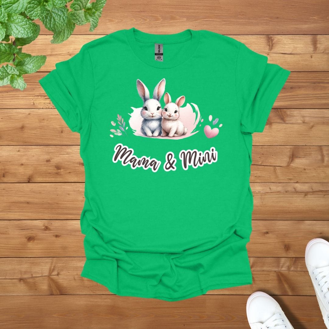 Mama & Mini Bunny Cuddle Unisex Adult T-Shirt