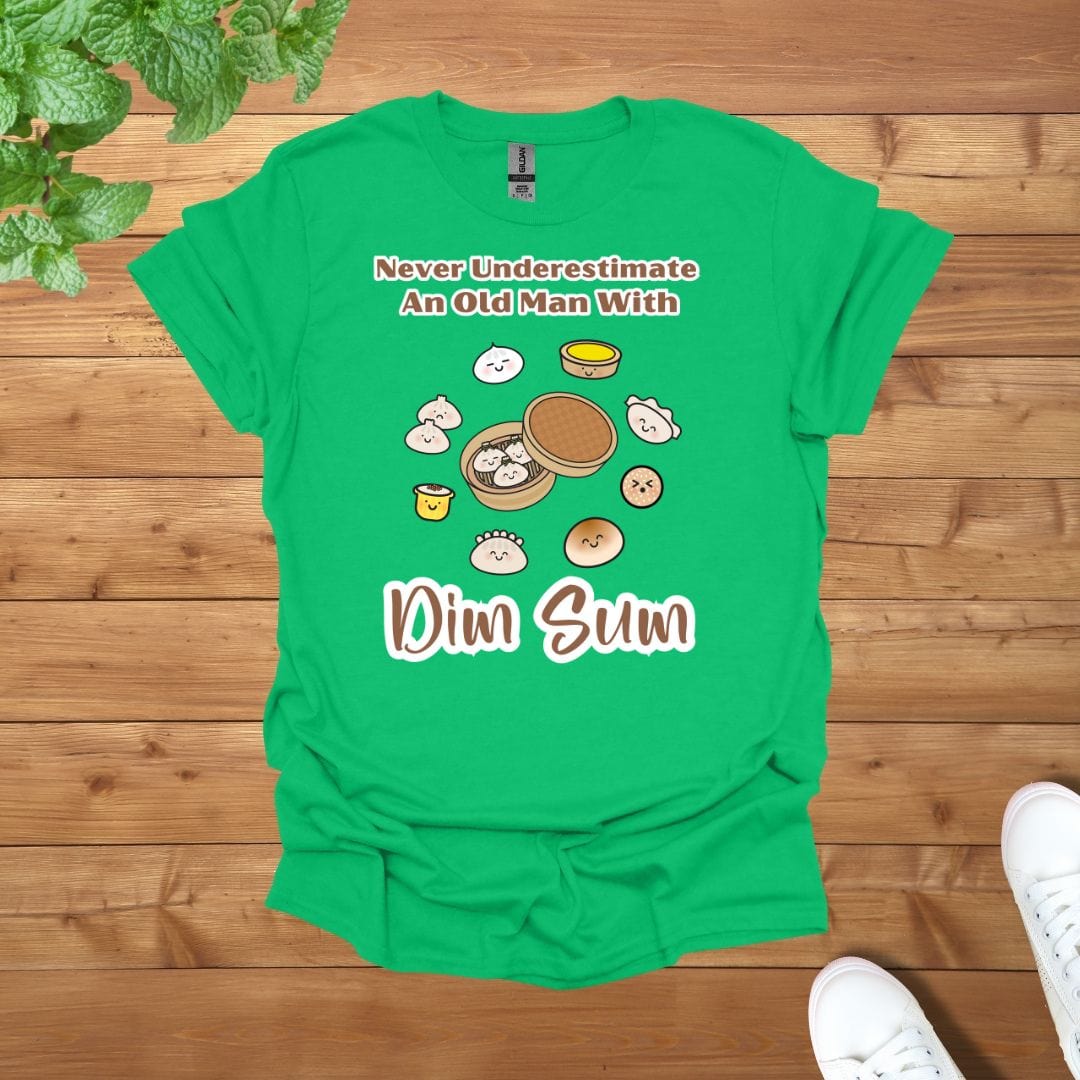 Never Underestimate An Old Man With Dim Sum Unisex Adult T-Shirt