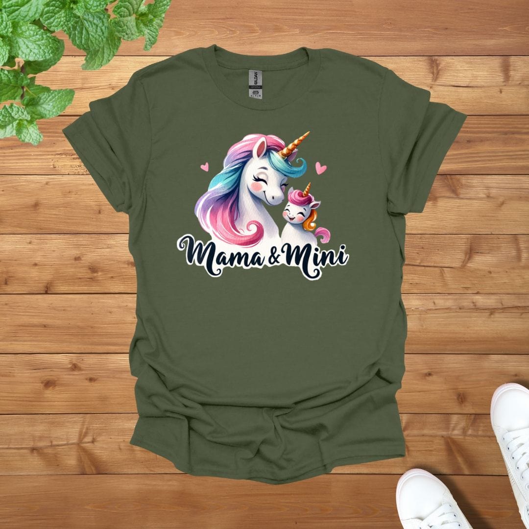 Mama & Mini Unicorn Charm Unisex Adult T-Shirt