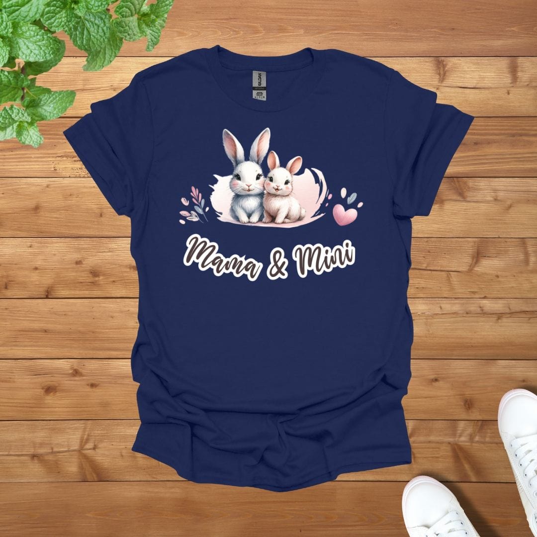 Mama & Mini Bunny Cuddle Unisex Adult T-Shirt