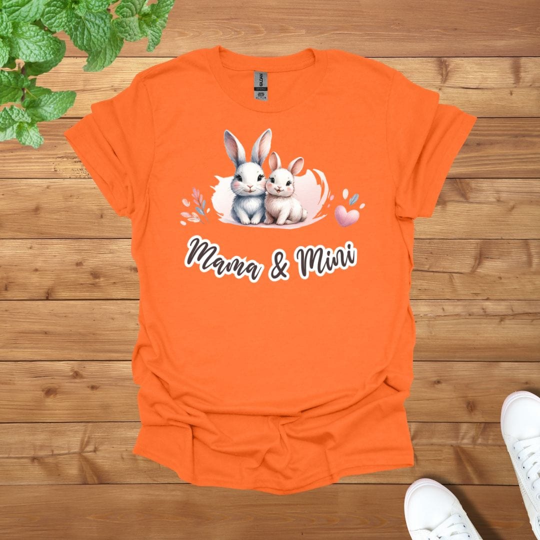 Mama & Mini Bunny Cuddle Unisex Adult T-Shirt