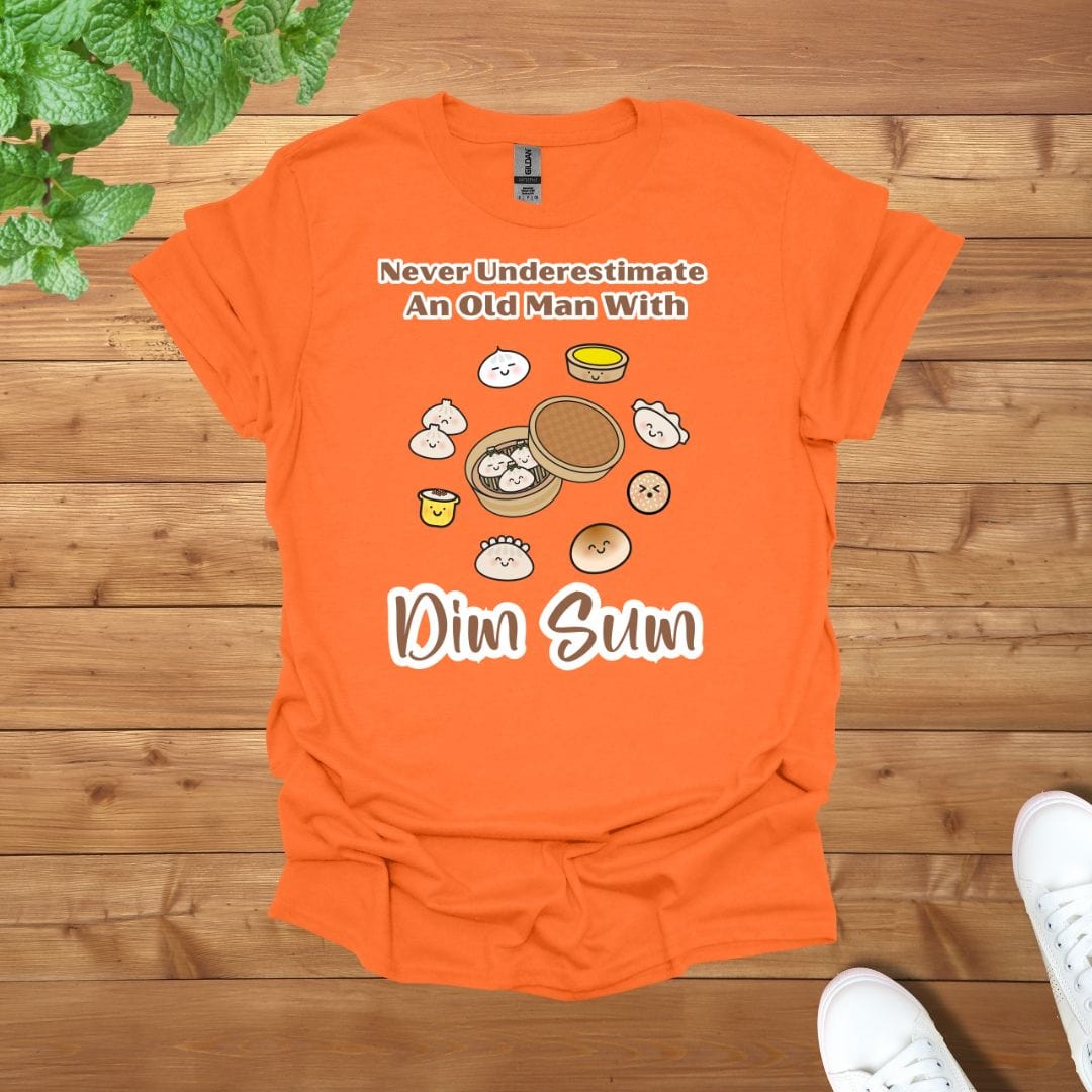 Never Underestimate An Old Man With Dim Sum Unisex Adult T-Shirt