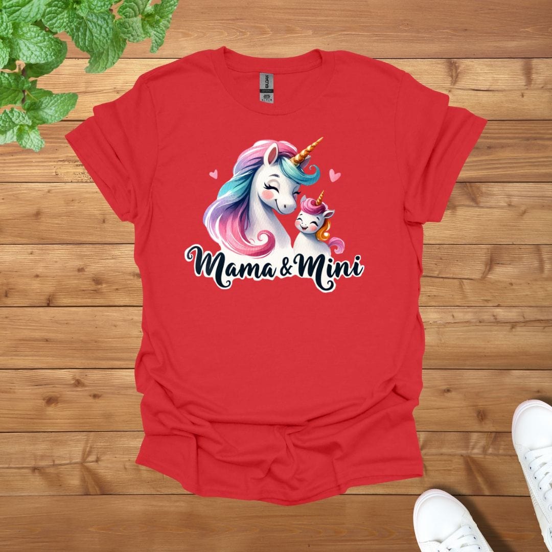 Mama & Mini Unicorn Charm Unisex Adult T-Shirt