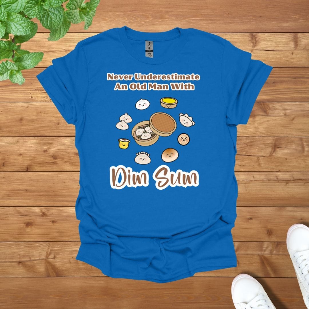 Never Underestimate An Old Man With Dim Sum Unisex Adult T-Shirt