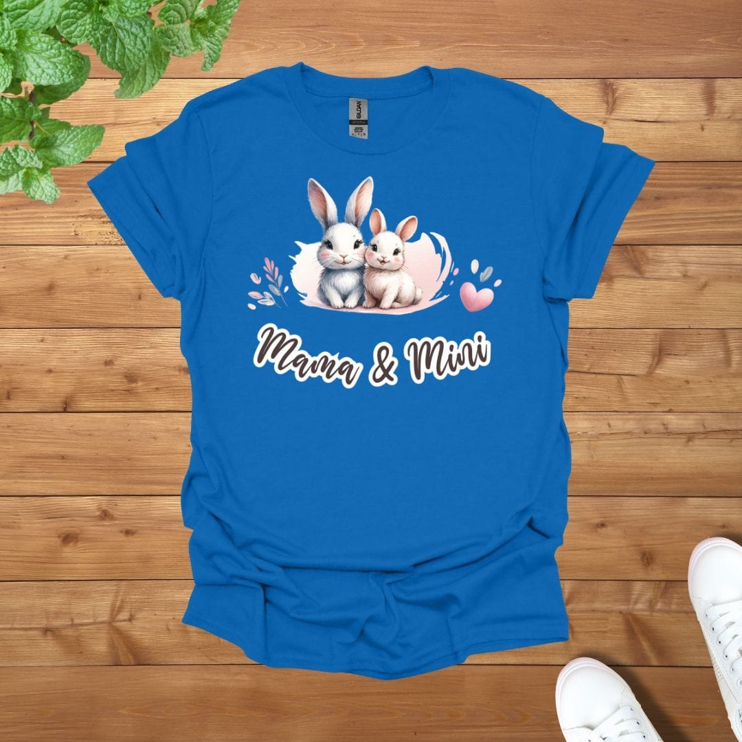 Mama & Mini Bunny Cuddle Unisex Adult T-Shirt
