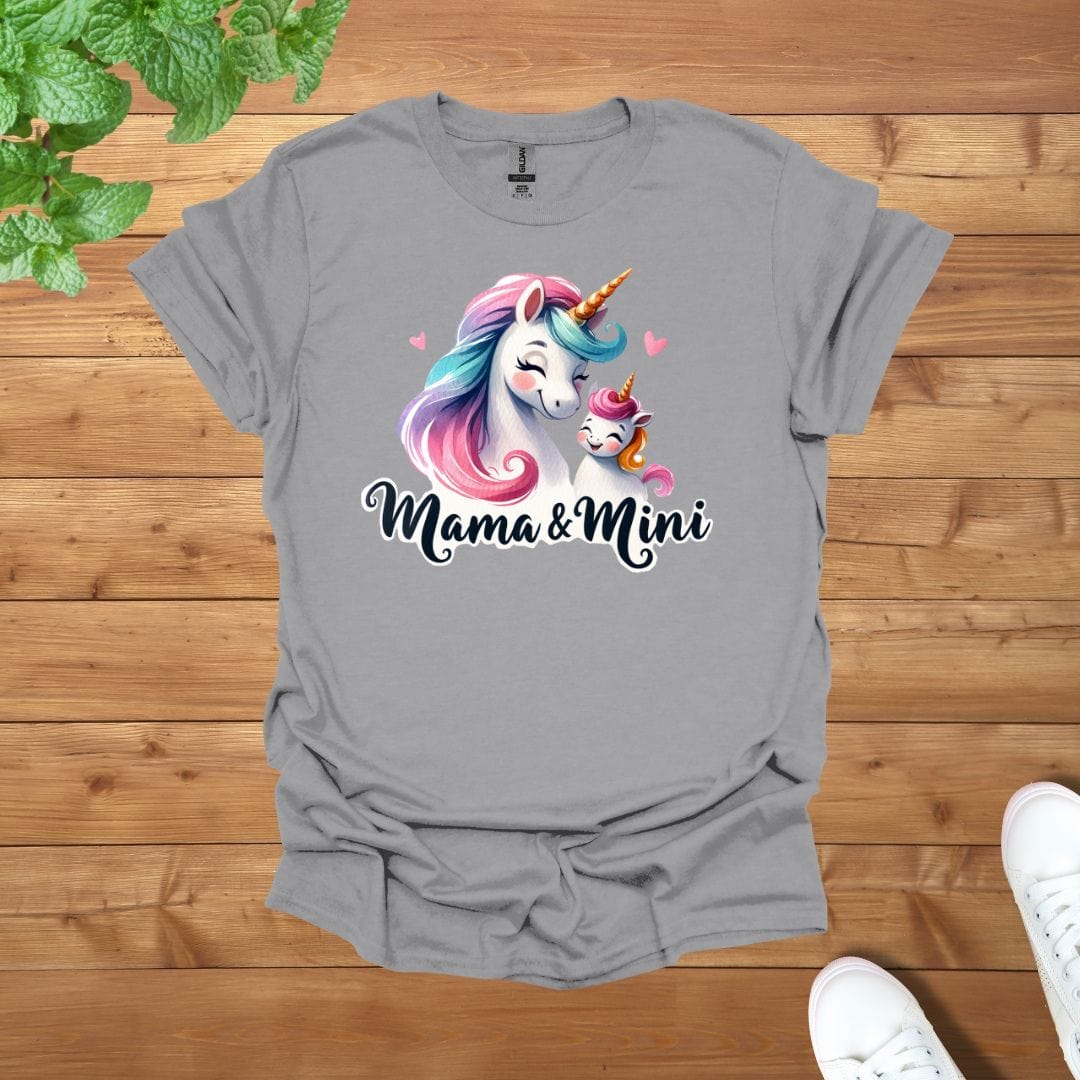 Mama & Mini Unicorn Charm Unisex Adult T-Shirt