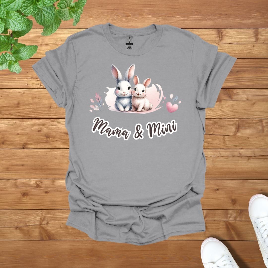 Mama & Mini Bunny Cuddle Unisex Adult T-Shirt