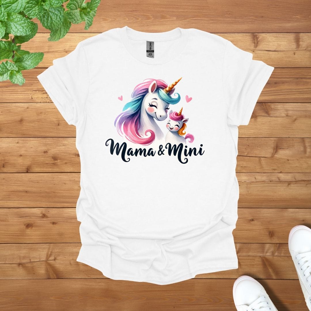 Mama & Mini Unicorn Charm Unisex Adult T-Shirt