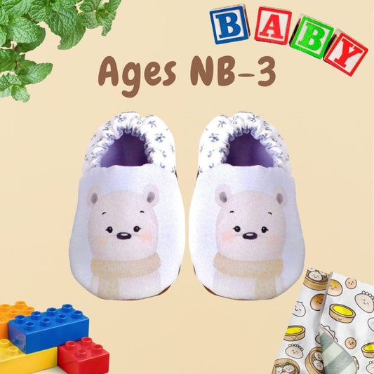 Nate the Polar Bear Mini Shoes