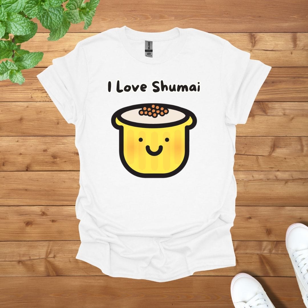 I Love Shumai T-Shirt - Unisex Graphic Adult T-Shirt for Food Lovers