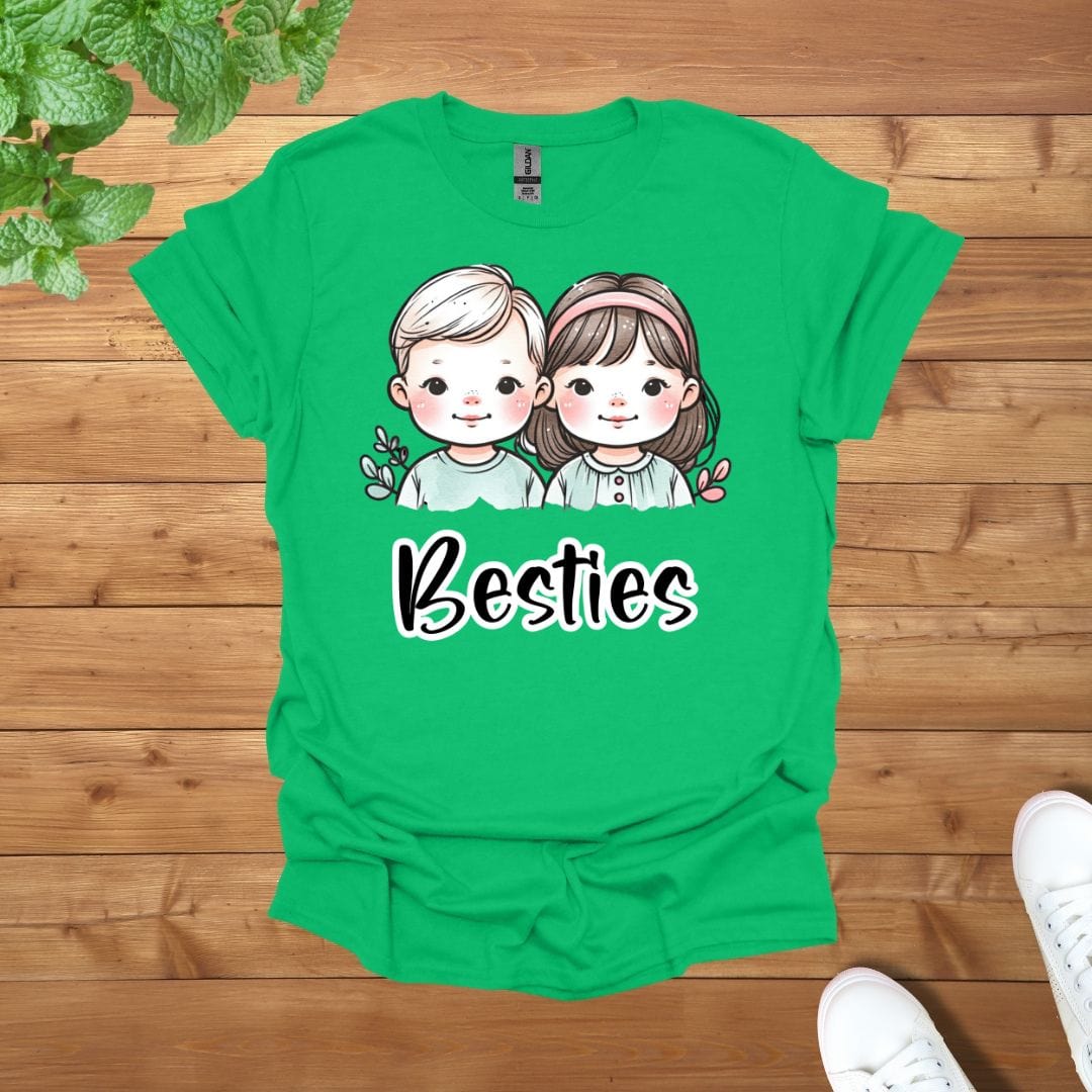 My Besties Siblings Twins Unisex Adult T-Shirt