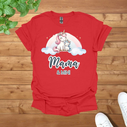 Mama & Mini Unicorn Serenity Unisex Adult T-Shirt