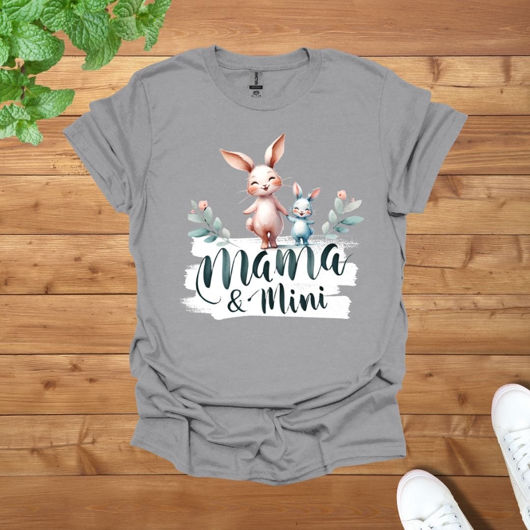 Mama & Mini Bunny Pair Joy Unisex Adult T-Shirt