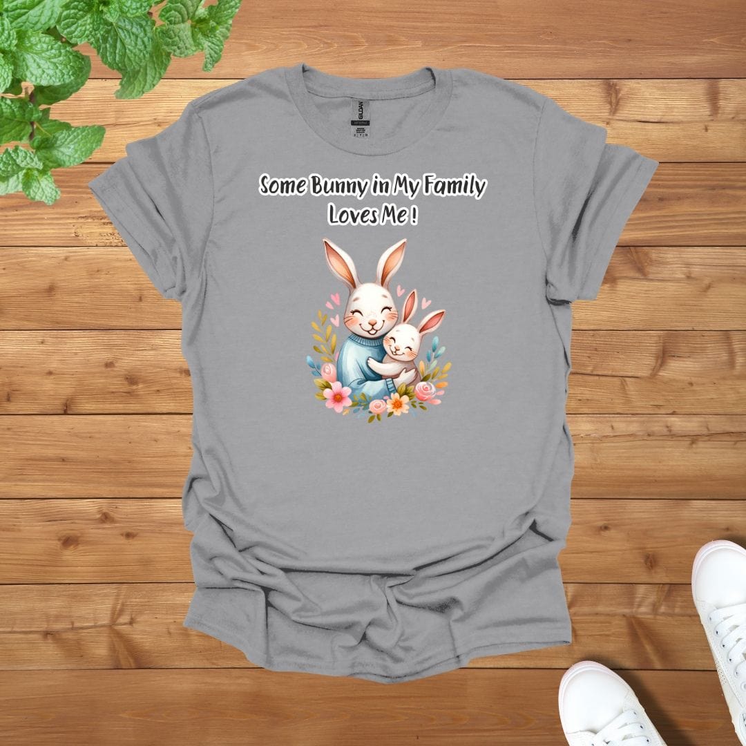 Daddy & Mini - Some Bunny in My Family Loves Me Unisex Adult T-Shirt