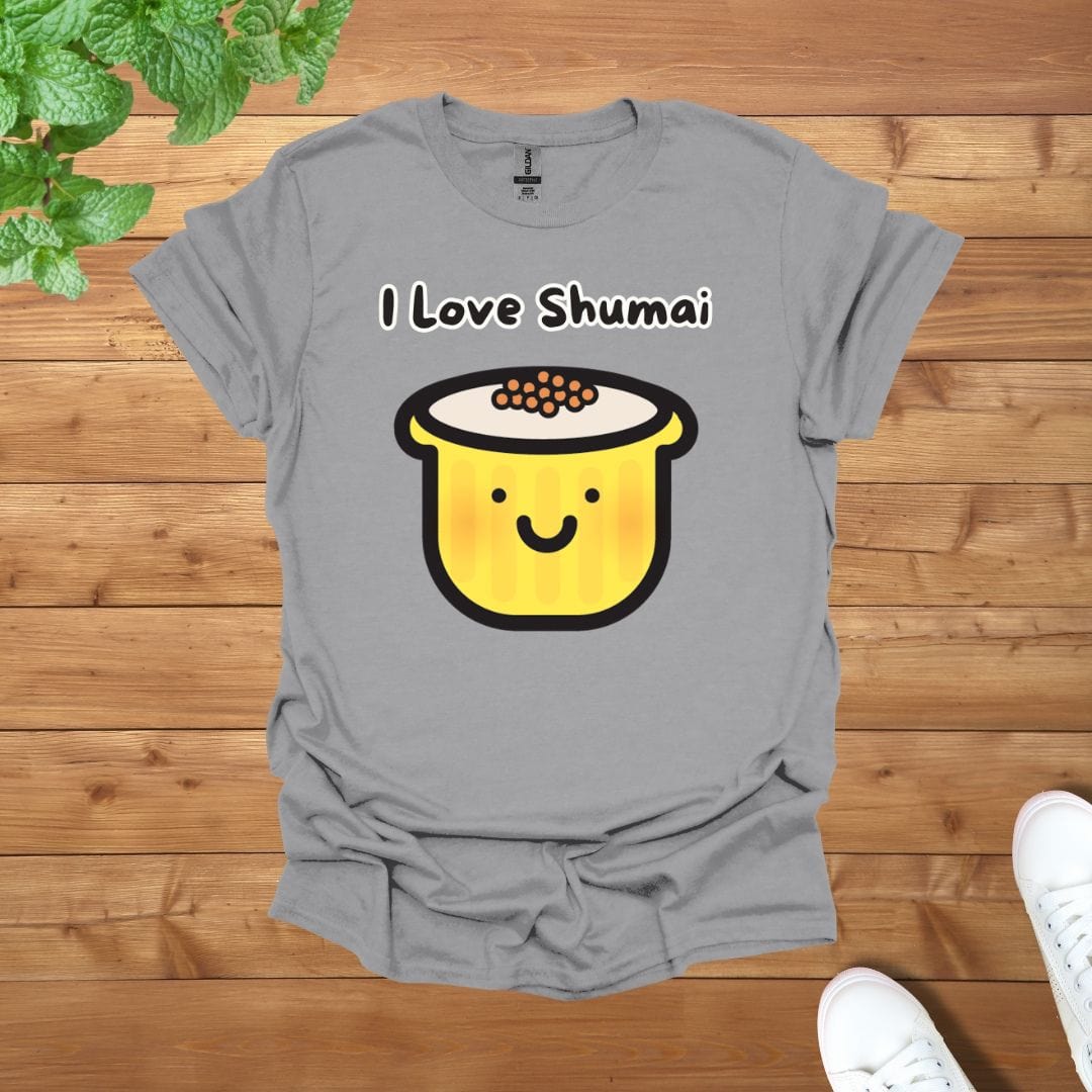 I Love Shumai T-Shirt - Unisex Graphic Adult T-Shirt for Food Lovers