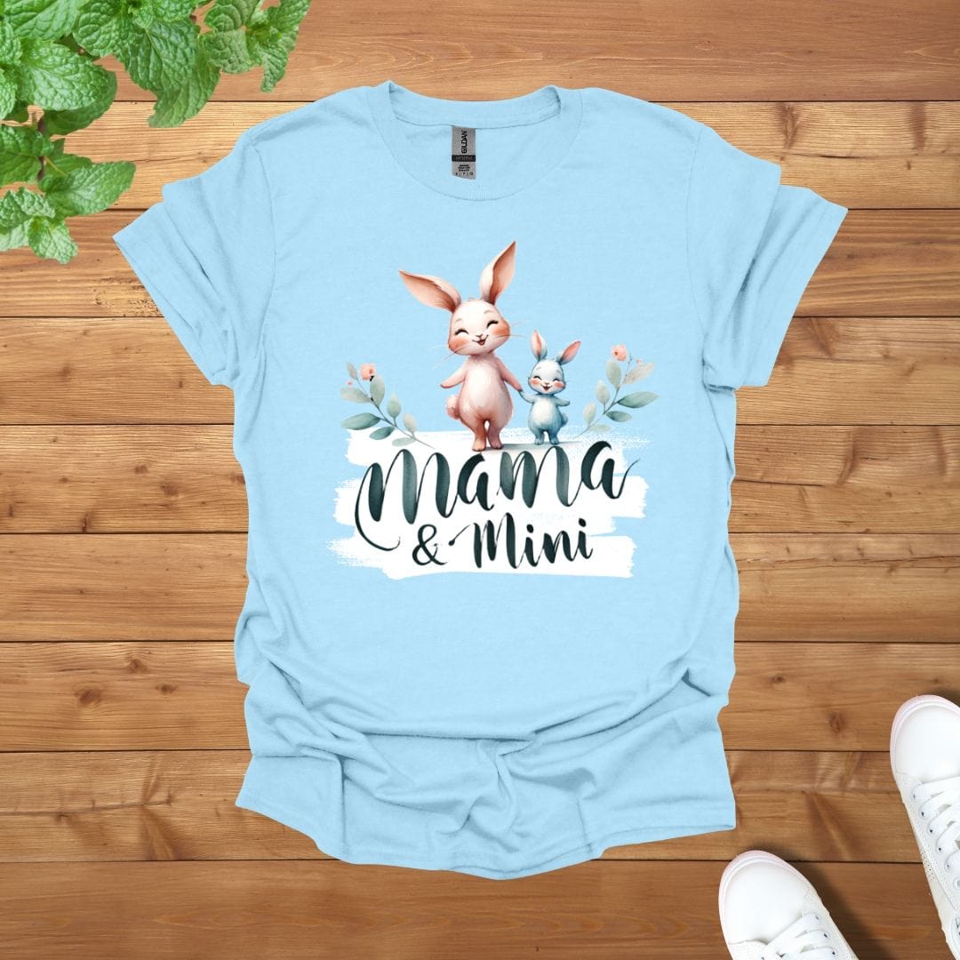 Mama & Mini Bunny Pair Joy Unisex Adult T-Shirt