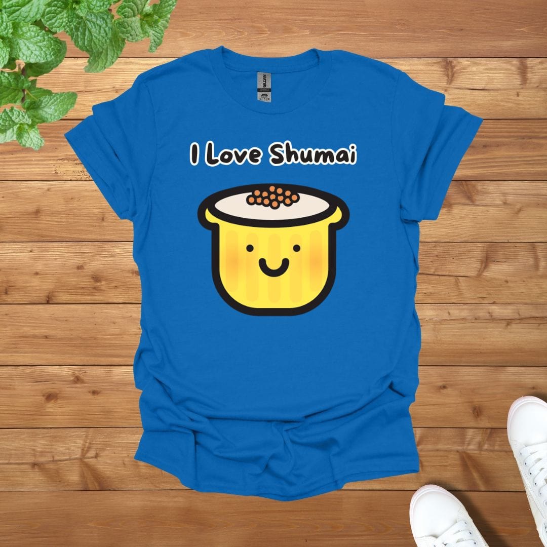 I Love Shumai T-Shirt - Unisex Graphic Adult T-Shirt for Food Lovers