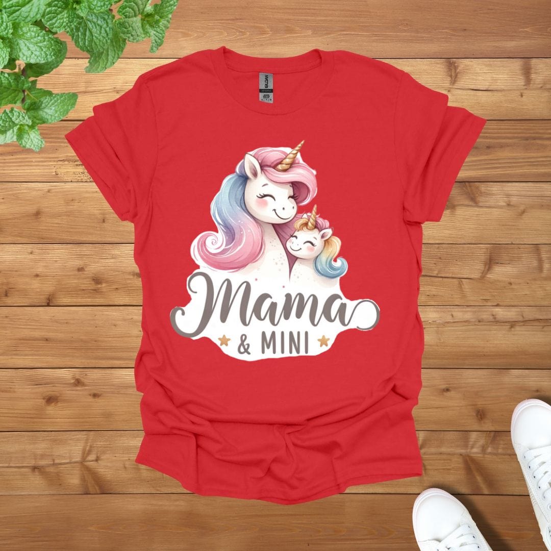 Mama & Mini Fantasy Unicorn Unisex Adult T-Shirt