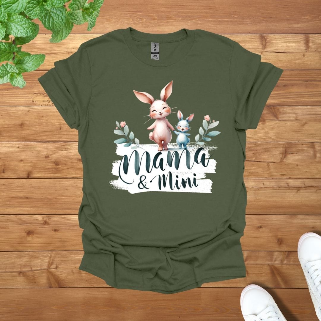 Mama & Mini Bunny Pair Joy Unisex Adult T-Shirt