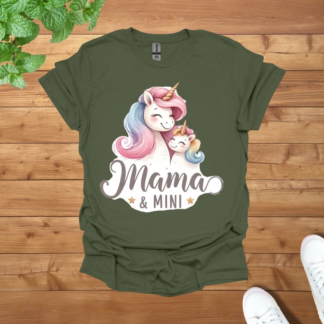 Mama & Mini Fantasy Unicorn Unisex Adult T-Shirt