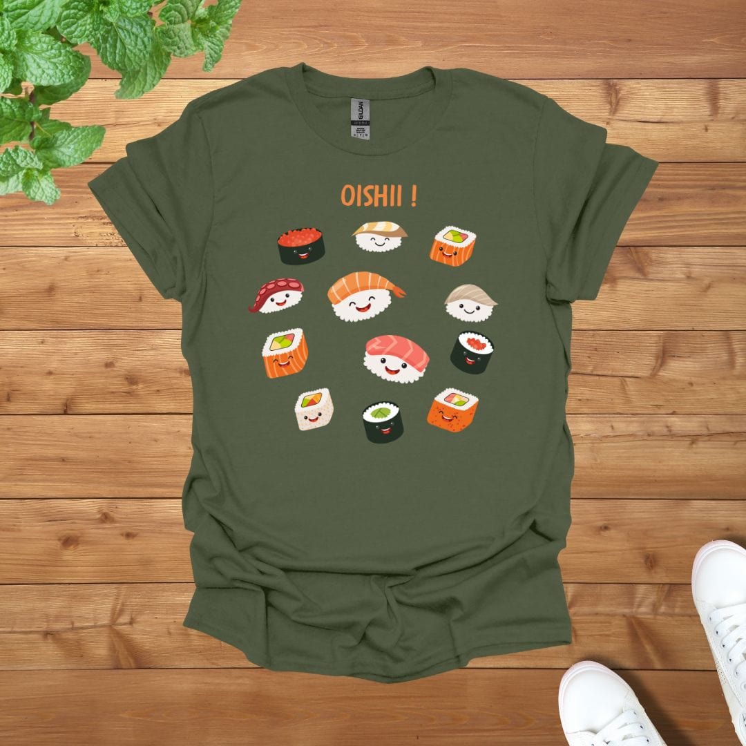 Oishii Sushi Family Unisex Adult T-Shirt