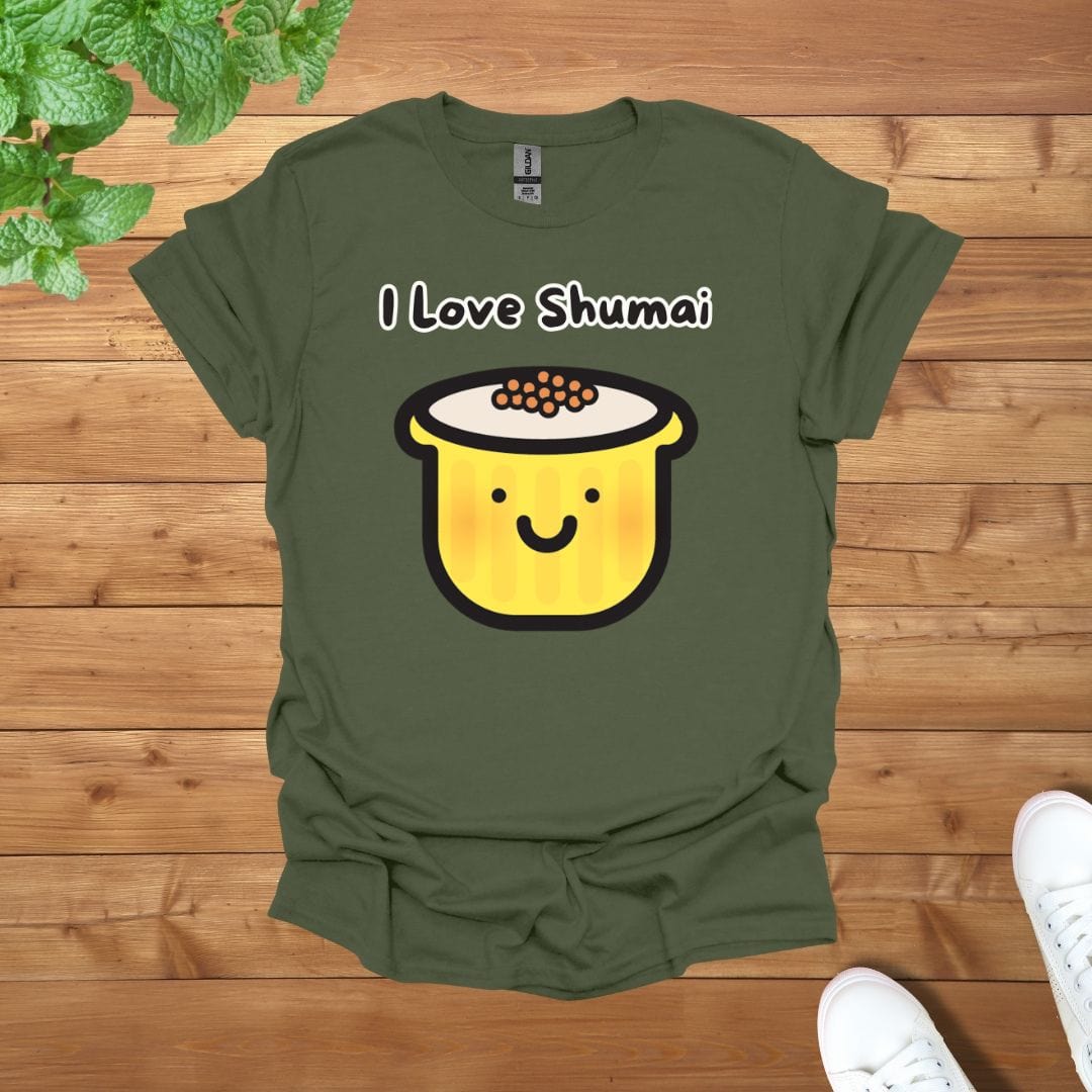 I Love Shumai T-Shirt - Unisex Graphic Adult T-Shirt for Food Lovers