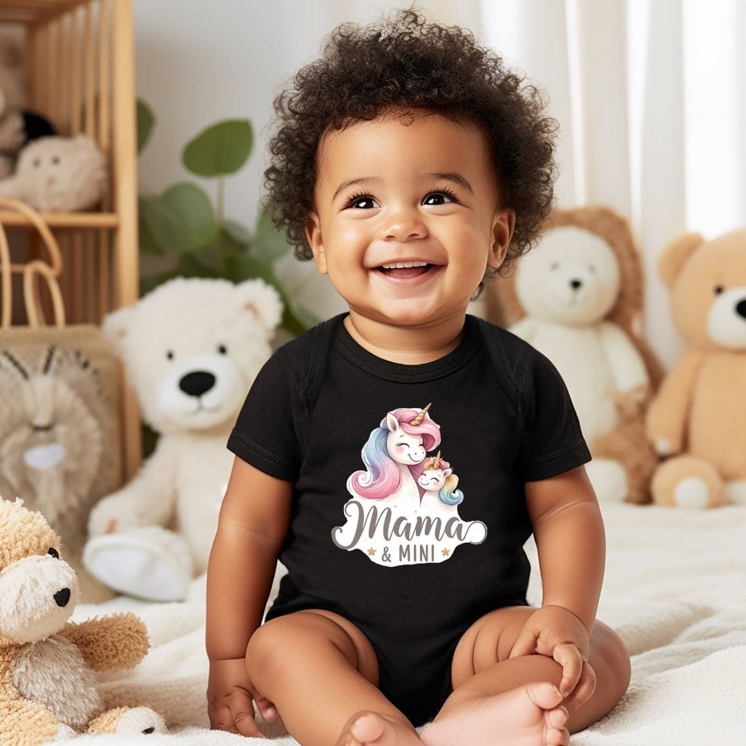 Mama & Mini Fantasy Unicorn Baby Bodysuit