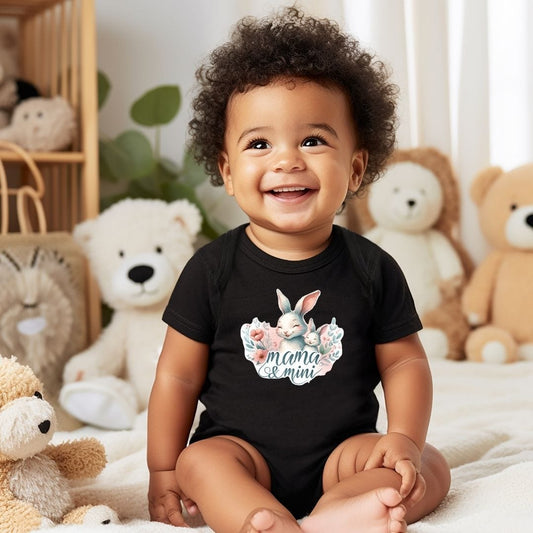 Mama & Mini Bunny Bond Baby Bodysuit