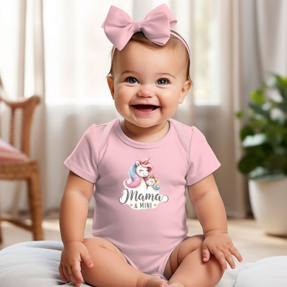 Mama & Mini Fantasy Unicorn Baby Bodysuit