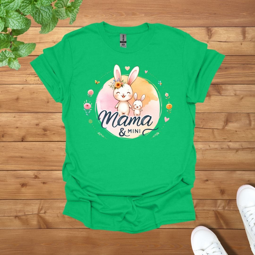 Mama & Mini Bunny Bliss Duo Unisex Adult T-Shirt