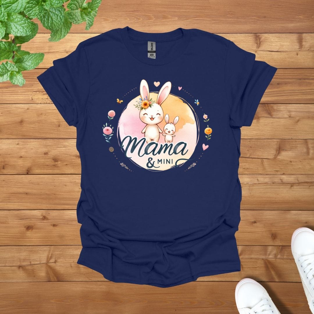 Mama & Mini Bunny Bliss Duo Unisex Adult T-Shirt