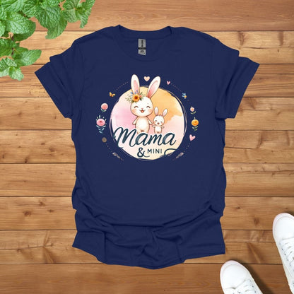 Mama & Mini Bunny Bliss Duo Unisex Adult T-Shirt