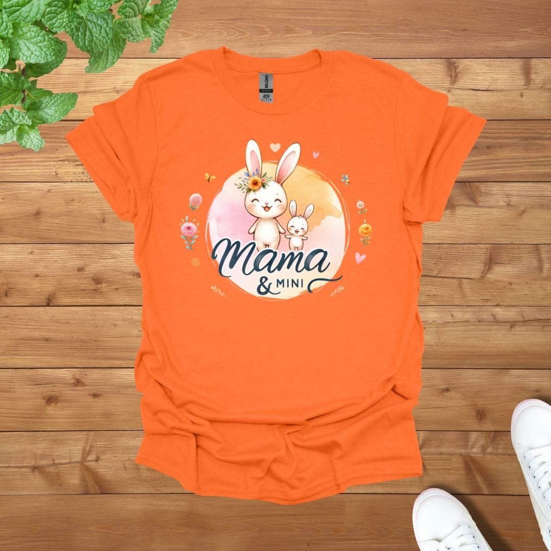 Mama & Mini Bunny Bliss Duo Unisex Adult T-Shirt