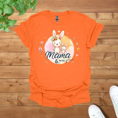 Mama & Mini Bunny Bliss Duo Unisex Adult T-Shirt