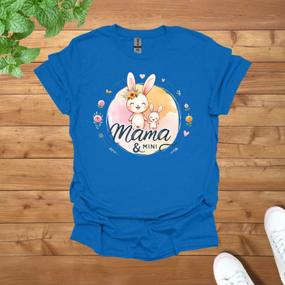Mama & Mini Bunny Bliss Duo Unisex Adult T-Shirt