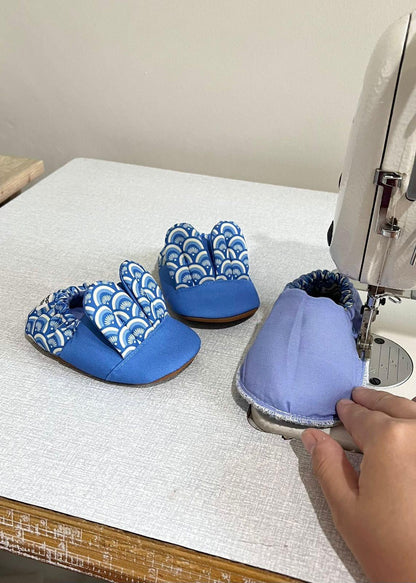 Bouncy Blue Bunny Mini Shoes